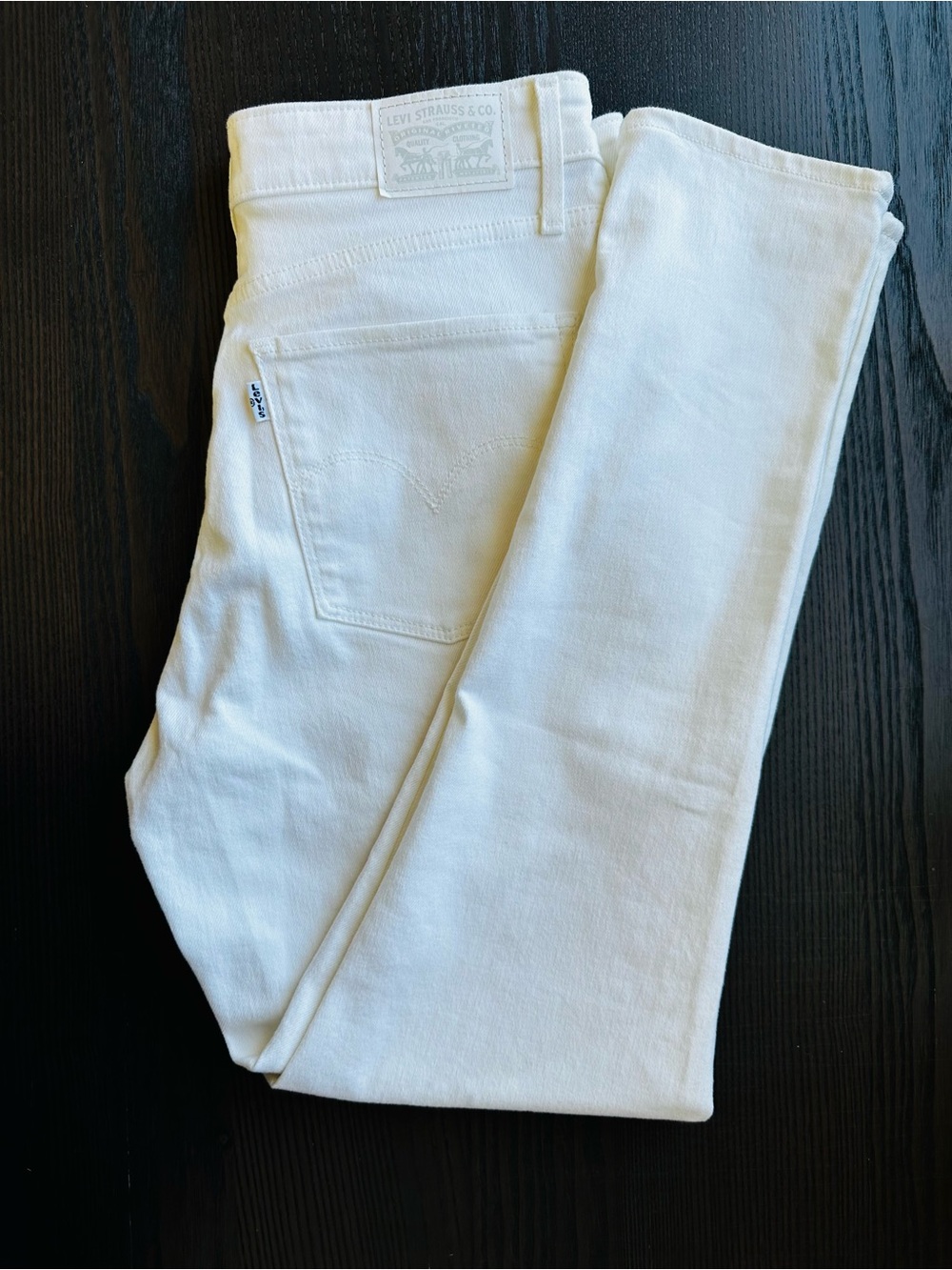 Levi’s Pristine White High Rise Skinny Jeans Size 30 Classic Denim